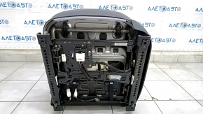 Driver's seat Kia Niro 17-22 HEV, PHEV without airbag, combined, black, electric, heated, worn, scratches on plastic, needs cleaning