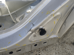 Quarter wing rear left Ford Escape MK3 13- silver, on the body, dented, tears