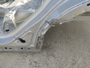 Quarter wing rear left Ford Escape MK3 13- silver, on the body, dented, tears