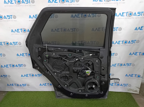 Door assembly rear left Dodge Durango 11- black PXR, butt, molding dried out