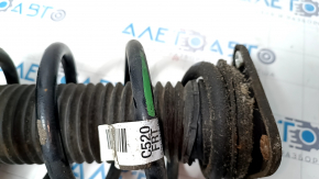 Shock absorber strut assembly front left Ford Escape MK3 13-19 straight cup, spring green, rusty