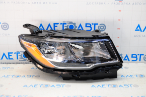 Headlight front right complete Jeep Compass 17-21 halogen, with TYC mount