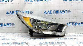 Headlight front right naked Ford Escape MK3 17-19 rest halogen light, web, sand