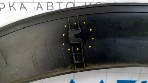 Front left wing arch trim Kia Niro 17-22 structure, crack in fastening