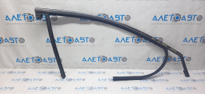 Upper door molding front right Ford Edge 15 - chrome with glass seal, scratches, for polishing