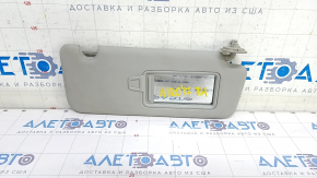Right visor Kia Niro 17-22 gray, without backlight, without hook
