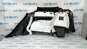 Left arch trim Dodge Durango 14-17 black, under 3 rows, scratches, broken fasteners, need cleaning