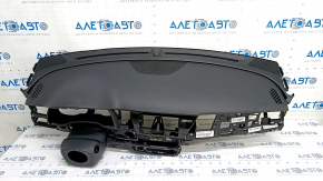 Torpedo front panel with AIRBAG Kia Niro 17-19 black, under the central speaker