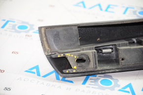 Longitudinal roof rail right Chevrolet Equinox 10-17 black, missing fragment, crack, scratches
