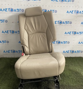 Rear seat left Lexus RX300 RX330 RX350 RX400h 04-09 beige leather, dry-cleanable