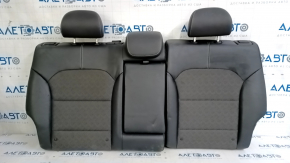 Rear row of seats 2 row Kia Niro 17-19 HEV, PHEV combined black, upper part, dry cleanable