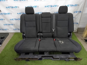 Back row of seats 2nd row Dodge Durango 14-17 black cloth, dry cleanable