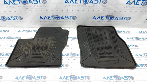 Set of floor mats for Ford Escape MK3 13-19 rubber black