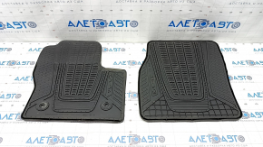 Set of floor mats for Ford Escape MK3 13-19 rubber black