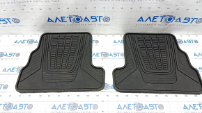 Set of floor mats for Ford Escape MK3 13-19 rubber black