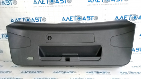 Lower tailgate trim Audi Q5 80A 18-24 black, worn, crack in fastening