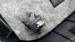 Lower tailgate trim Audi Q5 80A 18-24 black, worn, crack in fastening