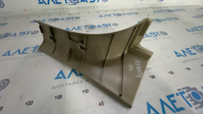 Trunk opening trim left Lexus RX300 RX330 RX350 RX400h 04-09 beige, scratches