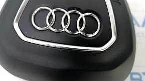 Airbag in steering wheel driver Audi Q5 80A 18-24 black, type 2, chrome finish