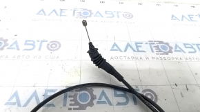 Ford Fusion mk5 13-20 hood release cable front part, 2 locks, torn boot