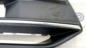 Front bumper grille right Audi Q5 80A 18-20 with chrome, pokes on chrome