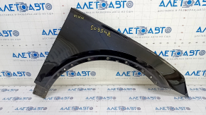 Front right wing Audi Q5 80A 18-24 black LY9B