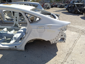 Quarter wing rear left Ford Fusion mk5 13-20 on the body, white, pokes