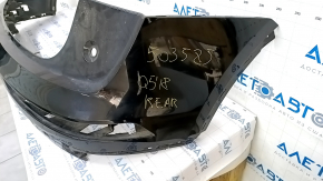 Bare rear bumper upper part Audi Q5 80A 18-20 without parking sensors, black LY9B, broken fasteners, dented