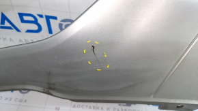 Rear bumper lip Audi Q5 80A 18-20 gray, scratches, dents