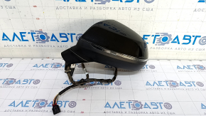Side mirror left Audi Q5 80A 18-24 14 pins, black LY9B, auto-dimming, turn signal, heated