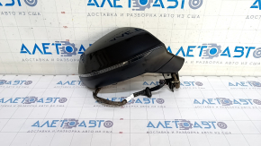 Side mirror right Audi Q5 80A 18-24 14 pins, black LY9B, auto-dimming, turn signal, heated, scratch