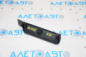 Roof rail trim right central Toyota Sequoia 08-16 black, rubbed
