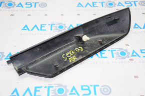 Rear right longitudinal rail trim Toyota Sequoia 08-16 black