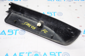 Front left longitudinal rail trim Toyota Sequoia 08-16 black, broken fastener