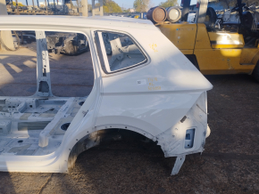 Quarter wing rear left VW Tiguan 18-24 long on the body, white, pokes