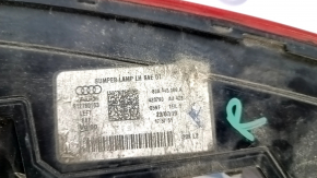Rear bumper light left Audi Q5 80A 18-20 scratches, crack