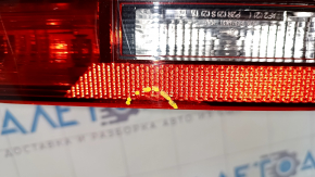 Rear bumper light left Audi Q5 80A 18-20 scratches, crack