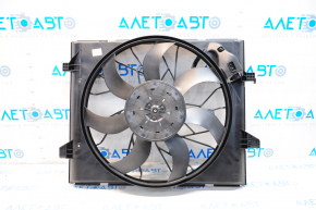 Diffuser radiator shroud assembly Jeep Grand Cherokee WK2 14-21 with big engine TYC