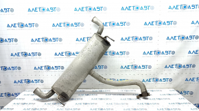 Muffler rear part with barrel Jeep Cherokee KL 19- 3.2 AWD 2 pipes