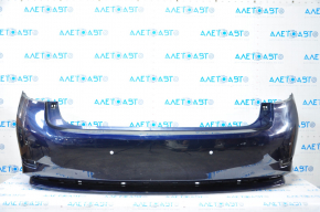 Bare rear bumper Lexus ES300h 13-18 for parking sensors, blue, dented, worn