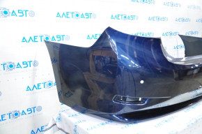 Bare rear bumper Lexus ES300h 13-18 for parking sensors, blue, dented, worn