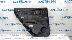 Door trim card rear right Audi Q5 80A 18-20 black, with wood insert, black armrest, scratch