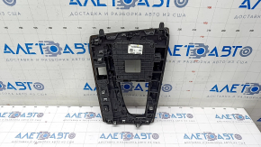 Audi Q5 80A 18-20 center console trim wood insert, scratches, chrome bulged
