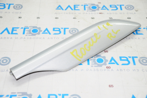 Rear left longitudinal railing trim Nissan Rogue 14-20 for 4 fasteners