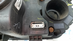 Headlight front left bare Dodge Challenger 15-19 rest, halogen, broken housing, sand