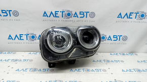 Headlight front right bare Dodge Challenger 15-19 rest, halogen, sand