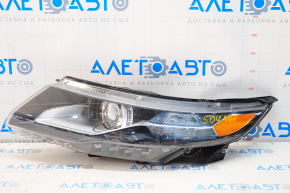 Headlight front left naked Chevrolet Volt 11-15 broken fastener