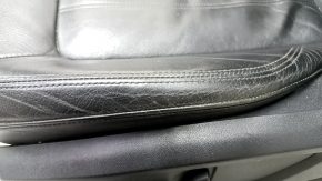Driver's seat Audi Q5 80A 18-24 with AIRBAG, leather, black, electric, heated, dented, cracks