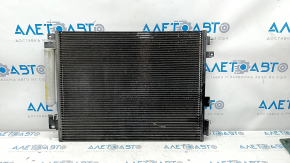 Air conditioning radiator condenser with automatic transmission cooling Dodge Challenger 09- pressed