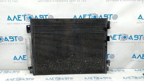 Air conditioning radiator condenser with automatic transmission cooling Dodge Challenger 09- pressed